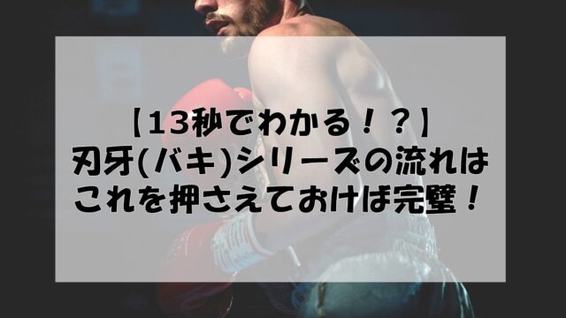 仕事のモチベを上げる 刃牙 バキ シリーズの名言 迷言9選 たんぱんライフ